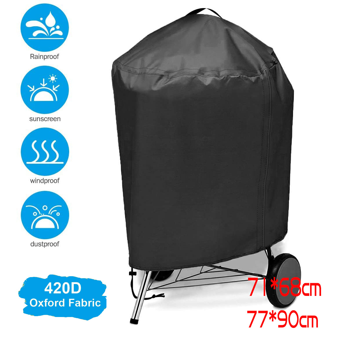 Cubierta para parrilla al aire - Camping Cooking Fire Pit reseña y precio