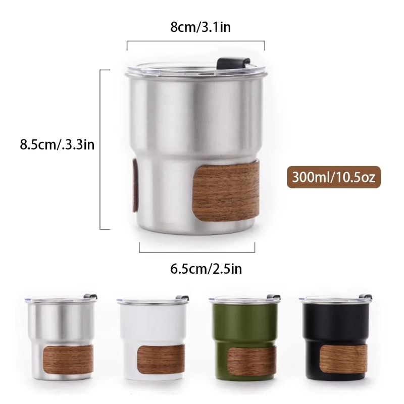 Taza de acero inoxidable con t - Camping Cooking Mug reseña y precio