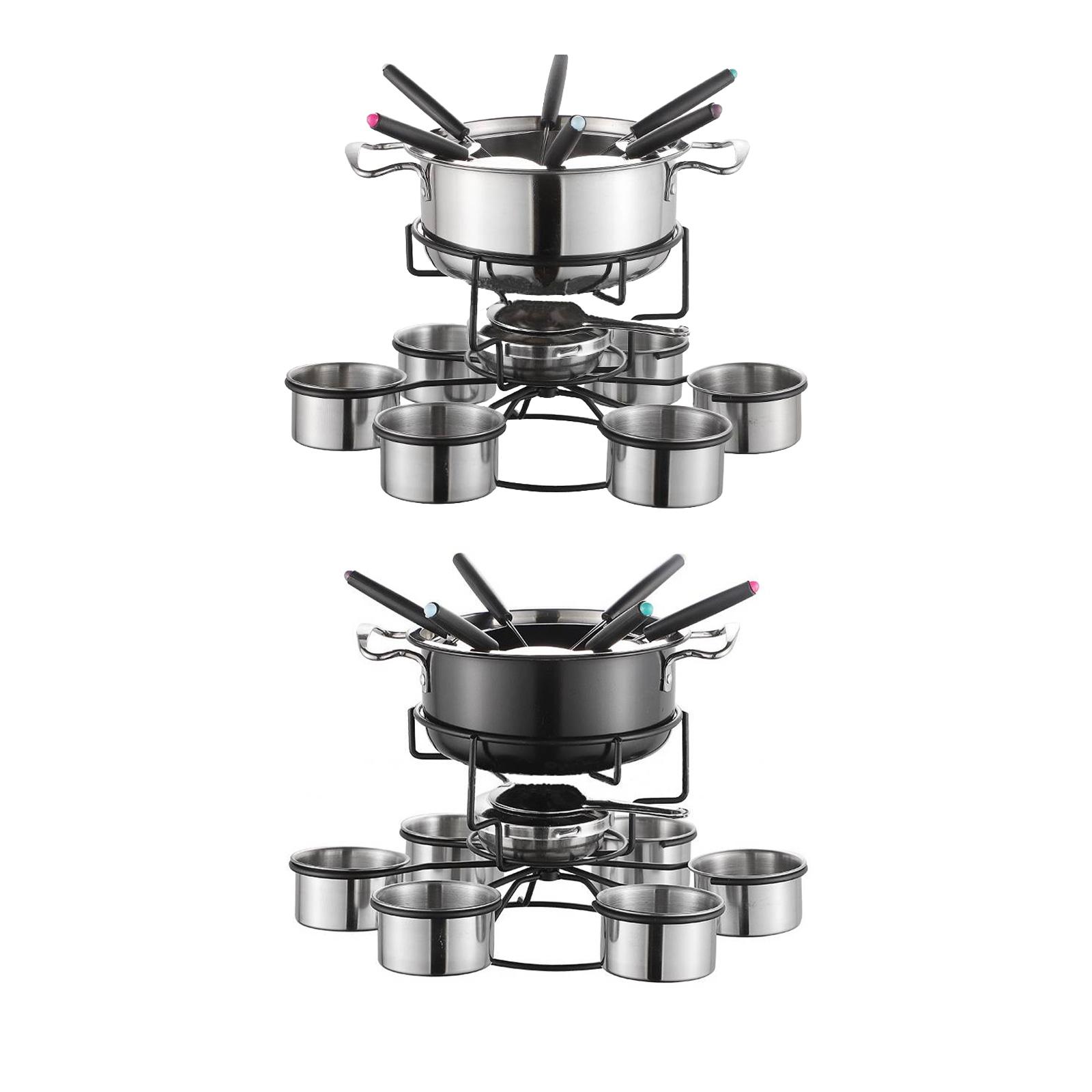 Juego de ollas para fondue, es - Camping Cooking Set reseña y precio