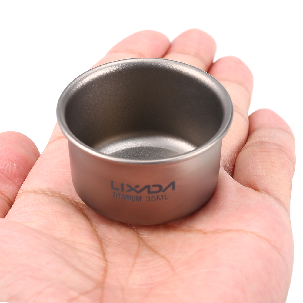 Mini taza de té de titanio Lix - Camping Cooking Mug reseña y precio
