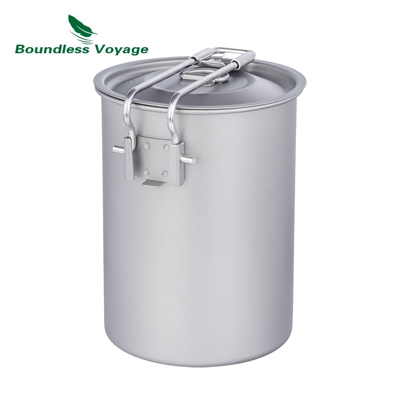 Boundless Voyage-olla de titan - Camping Cooking Ware reseña y precio