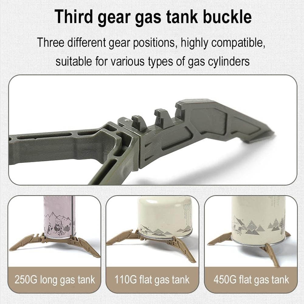 Soporte para tanque de gasolin - Camping Cooking No Gas reseña y precio