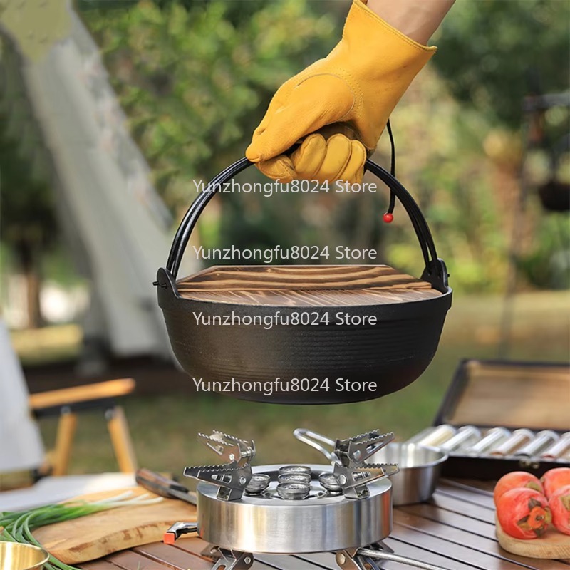 Olla para acampar al aire libr - Camping Cooking Cast Iron reseña y precio