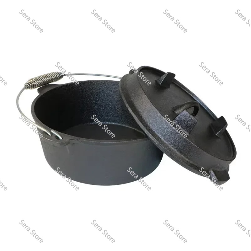 Olla de hierro fundido de 25 c - Camp Dutch Oven Cast reseña y precio