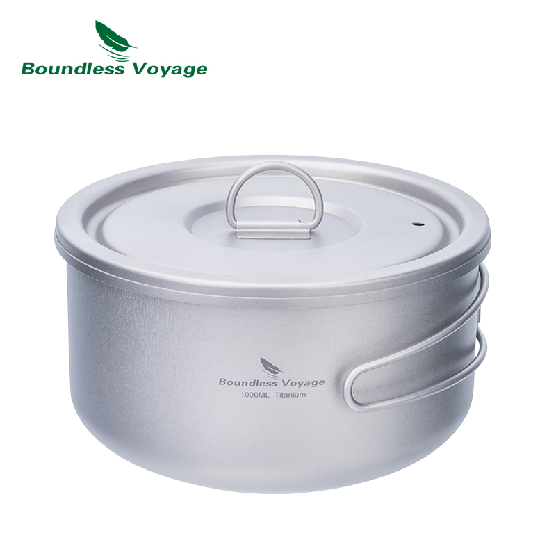 Olla de Camping de titanio Bou - Camping Cooking Set reseña y precio