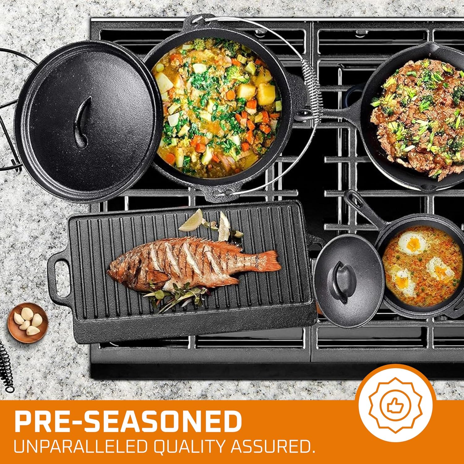 Juego de cocina para acampar d - Camp Dutch Oven Cast reseña y precio