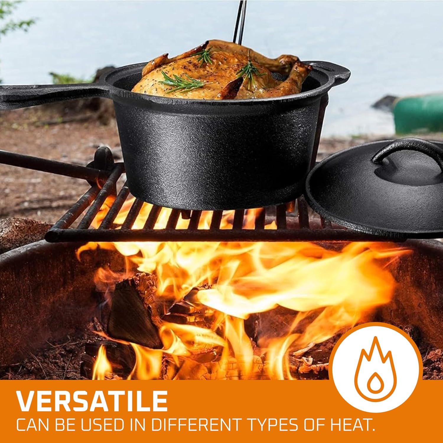 Juego de cocina para acampar d - Camp Dutch Oven Cast reseña y precio