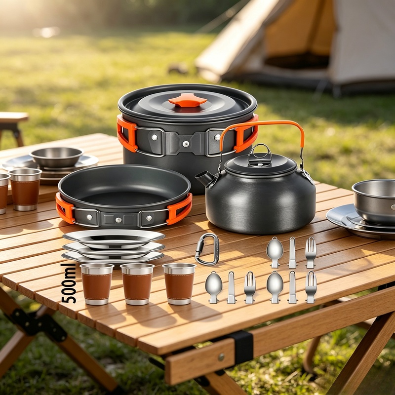 Juego de Utensilios de Cocina  - Camping Cooking Candle reseña y precio
