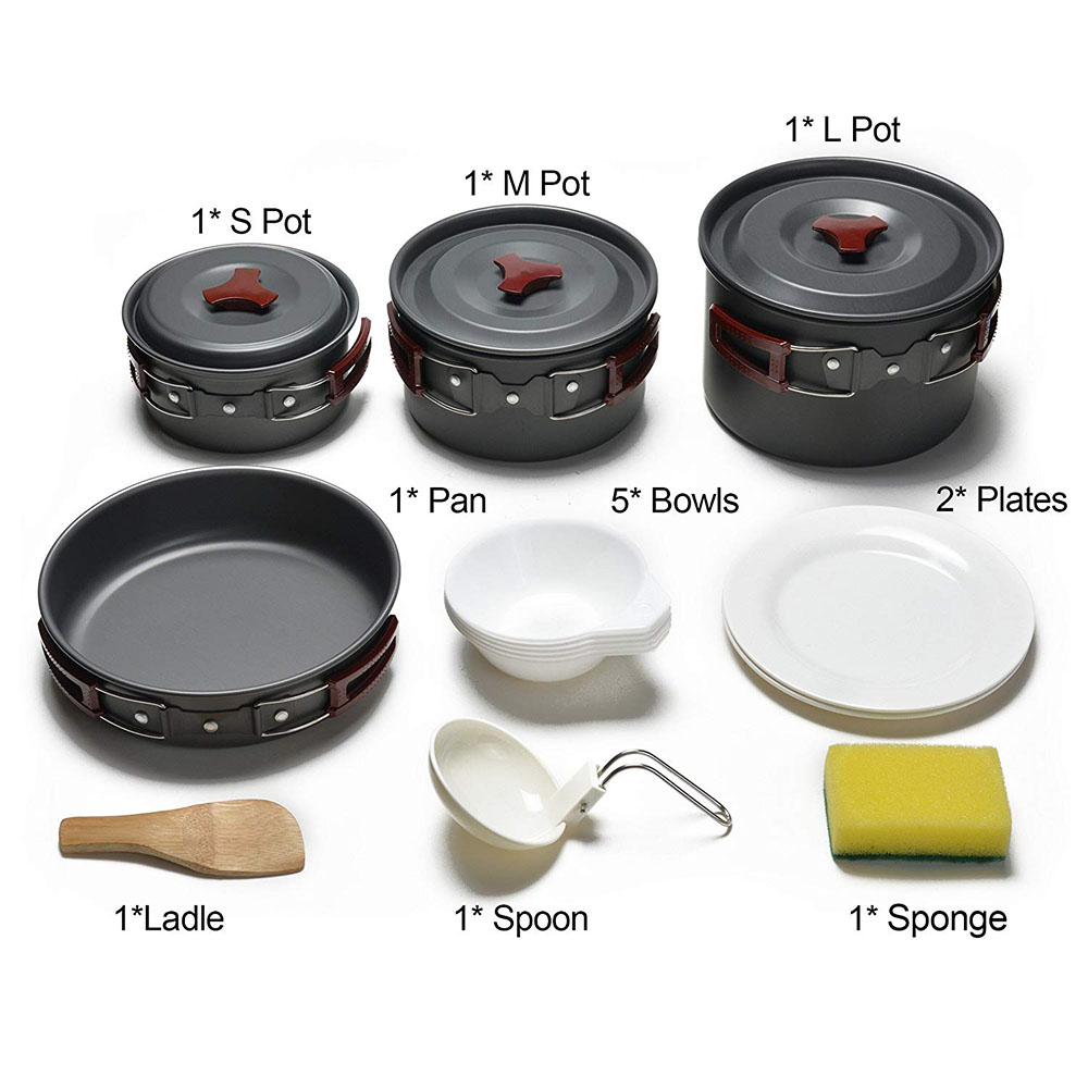 Kit de utensilios de cocina pa - Camping Cooking Candle reseña y precio