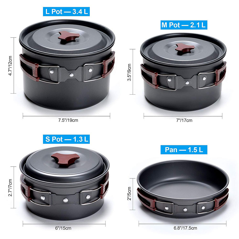 Kit de utensilios de cocina pa - Camping Cooking Candle reseña y precio
