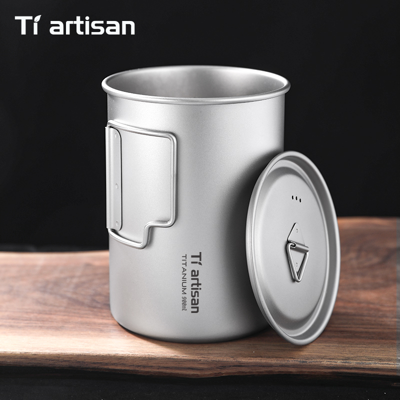 Tiartisan - Taza de Camping Pl - Camping Cooking Mug reseña y precio