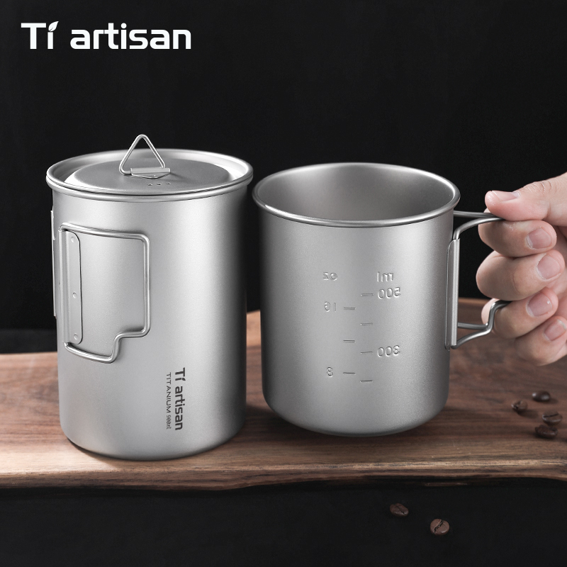 Tiartisan - Taza de Camping Pl - Camping Cooking Mug reseña y precio