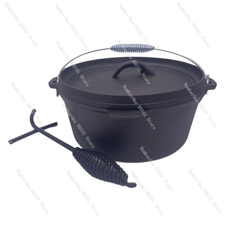 Olla de hierro fundido de alta - Camp Dutch Oven Cast reseña y precio
